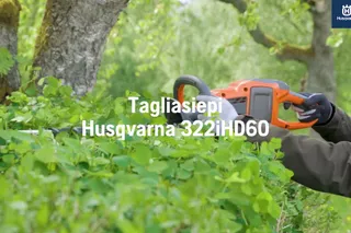 Features and how to use Husqvarna 322iHD60 Hedge trimmer 84sec 16x9 IT