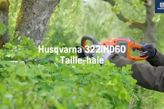 Features and how to use Husqvarna 322iHD60 Hedge trimmer 84sec 16x9 FR