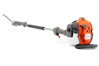 Vue latérale d’un taille-haie Husqvarna à portée étendue.