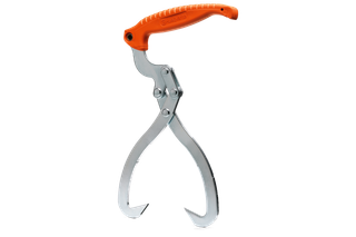 En lyfttång från Husqvarna med ergonomiskt handtag från sidan.