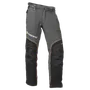 Front view of Husqvarna chainsaw trousers with reinforced knee and thigh areas.