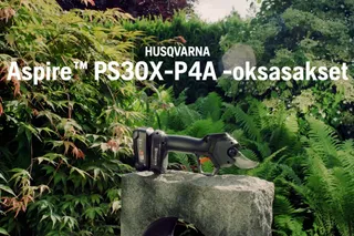 Husqvarna Aspire™ PS30X-P4A, mukana akku ja laturi. Ominaisuuden etu Aspire Secateur PS30X-P4A FI