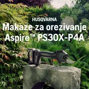 Husqvarna Aspire™ PS30X-P4A. Prednost funkcije Aspire Secateur PS30X-P4A BS