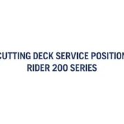 How to put your Rider in Service position, R 200-series 1m44s 16:9 MASTER