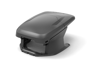 Top view of a robotic lawn mower cover.