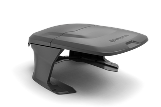 Top view of a robotic lawn mower cover.
