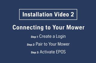 EPOS Installation Video 2 - Connecting Your Mower