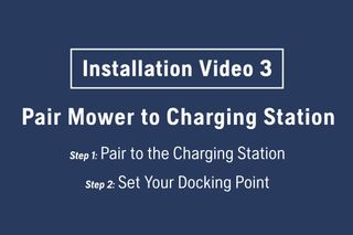 EPOS Installation Video 3 - Pair Mower to Charging Station