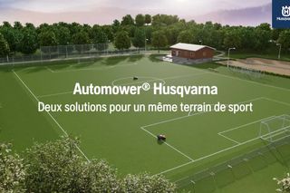 Single sports pitch - Automower 550 EPOS (systematic) and Club solution film 2023 16x9 FR