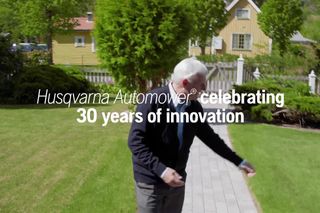 Video of the winner of the World’s Oldest Husqvarna Robotic Lawn Mower. Ingemar shows his old mower in the garden, is celebrated with flowers and cake, and the film ends with a drone shot of the lawn.