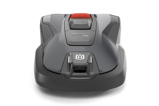 Vooraanzicht van een Husqvarna Automower® 312V-robotmaaier.