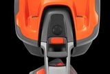 Top view of a Husqvarna product showcasing its adjustable handle feature.