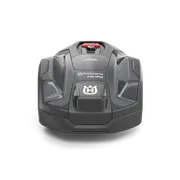 Vorderansicht eines Husqvarna Automower®® 310E NERA Mähroboters.
