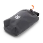 Front view of a Husqvarna branded pouch with a drawstring closure.