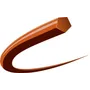 Decorative element with a curved brown shape.