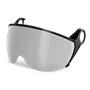 Front view of protective eyewear with a sleek design.