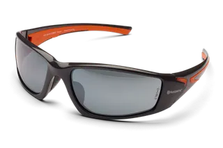 Side view of Husqvarna protective eyewear with sleek design.