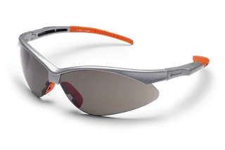 Side view of Husqvarna protective eyewear with tinted lenses.