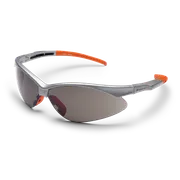 Side view of Husqvarna protective eyewear with tinted lenses.