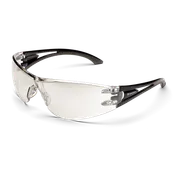 Side view of Husqvarna protective eyewear with clear lenses.