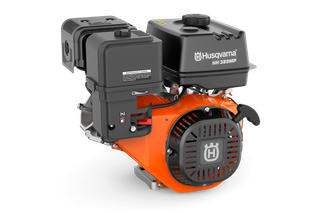 Side view of a Husqvarna HH 389MP engine showcasing its design.
