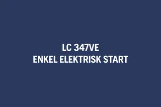 Walk behind  LC 347VE 48s 16:9 NO