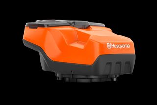 Side view studio image of a Husqvarna LB 442i lawn mower housing.