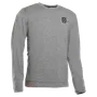 Front view of a grey long-sleeve shirt with Husqvarna logo on the chest.