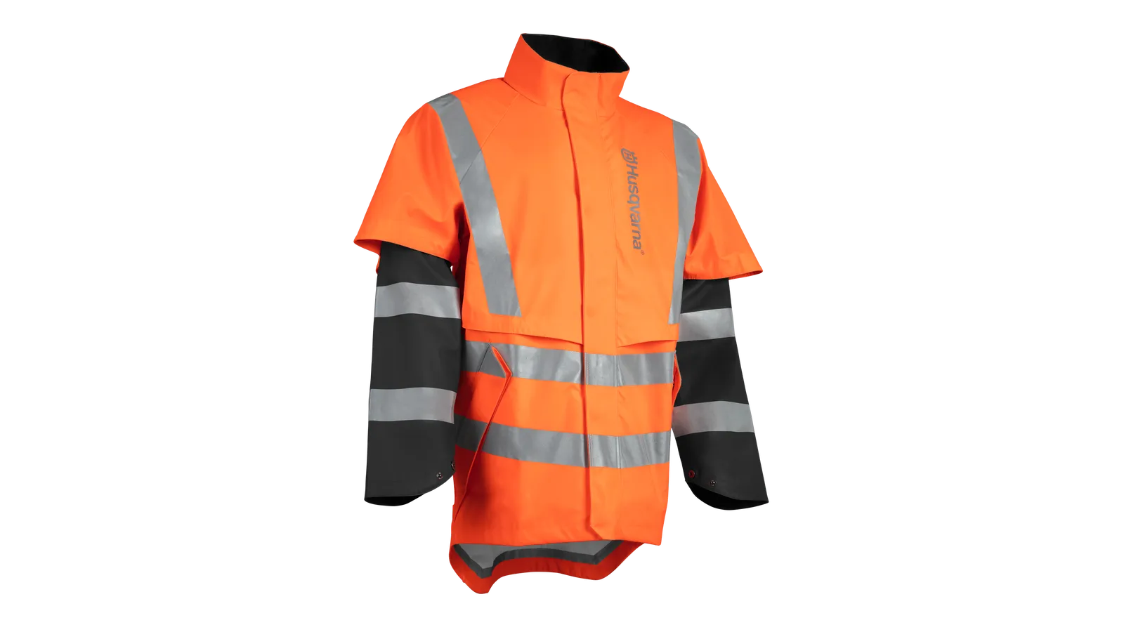 Husqvarna 防風、防水ジャケット ハスクバーナ レインジャケット ハイビズ F | Husqvarna JP