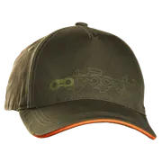 Cappellino Xplorer, catena X-cut. Vista frontale di un tappo con il disegno di una catena sulla tesa.