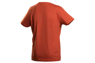 Bakifrån av en vanlig t-shirt.