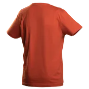 Bakifrån av en vanlig t-shirt.