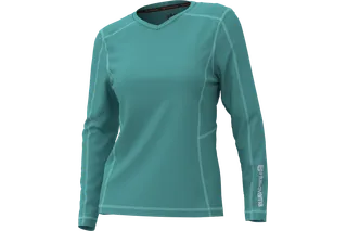 Vue de face d’une chemise de travail Husqvarna à manches longues.