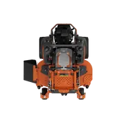 Top view of a Husqvarna commercial front mower with cutting deck.
