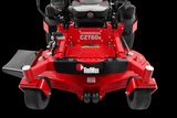 Front view of a RedMax commercial CZT60x mower with cutting deck.